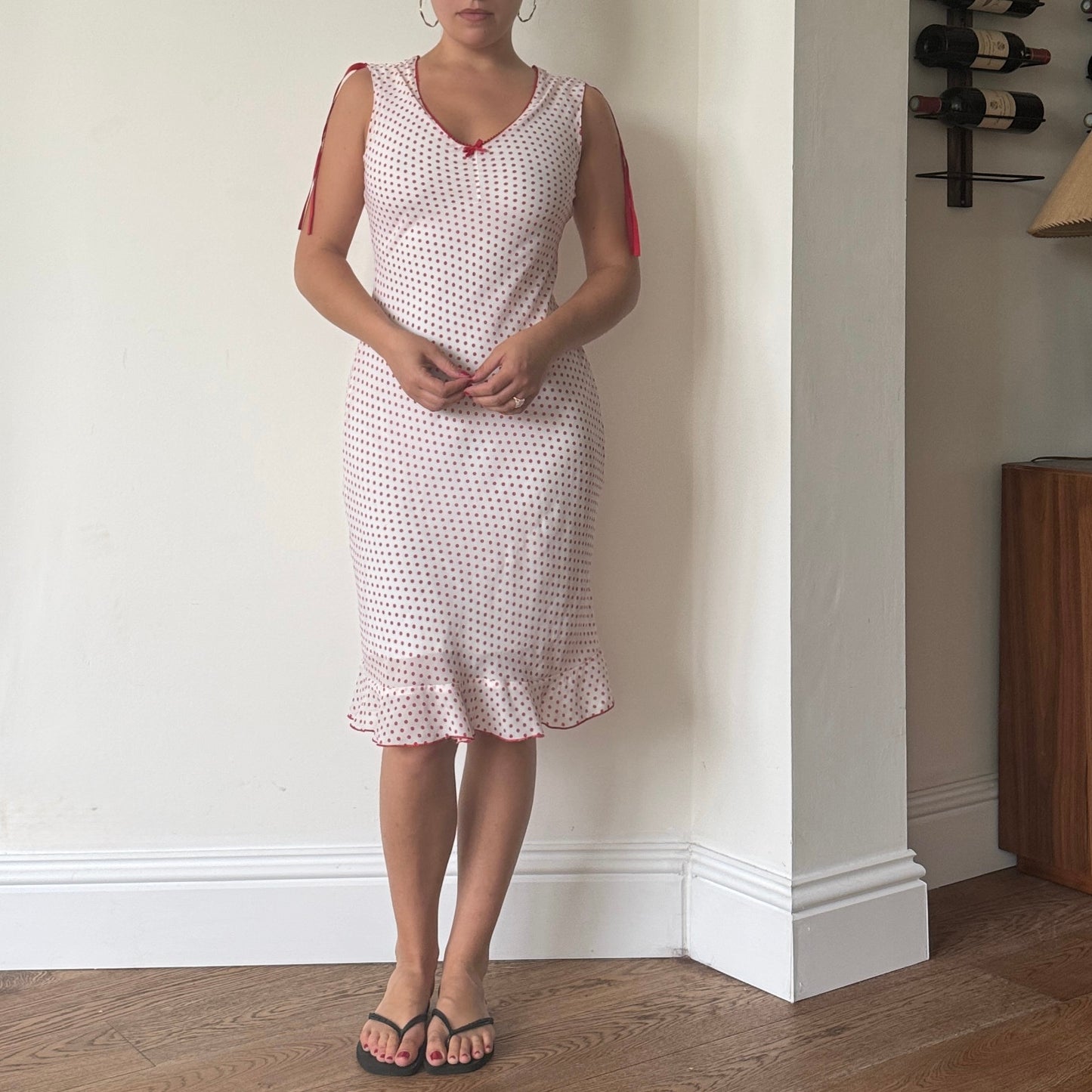 Morgan de Toi polka dot midi dress - Size S