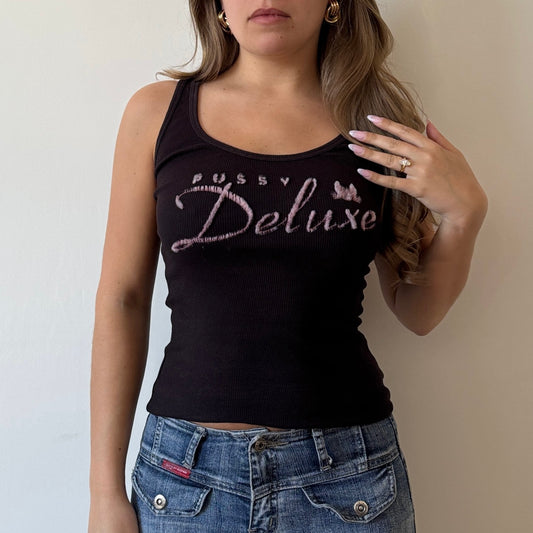 Black tank top - Size S