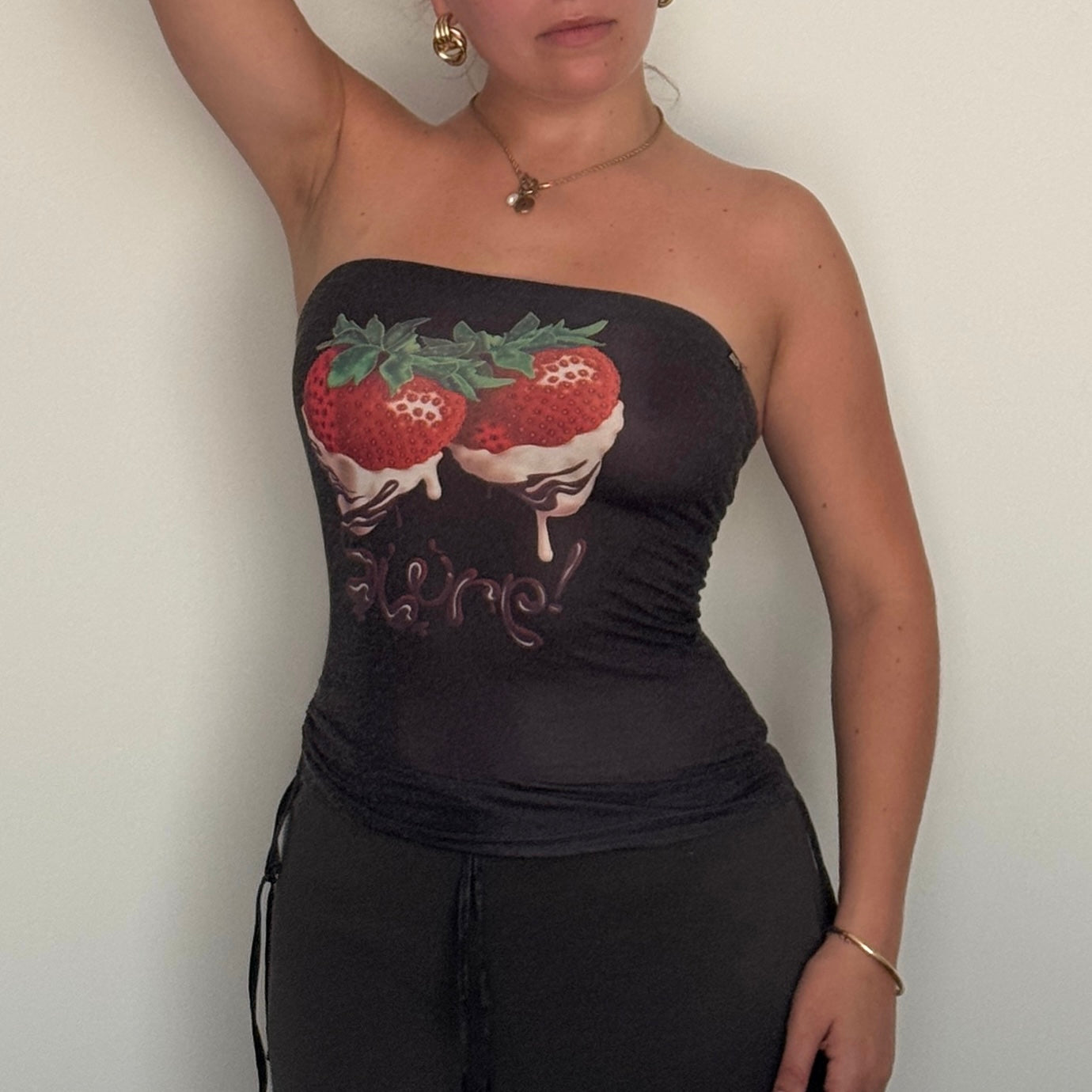 Miss Sixty strawberry top - Size S