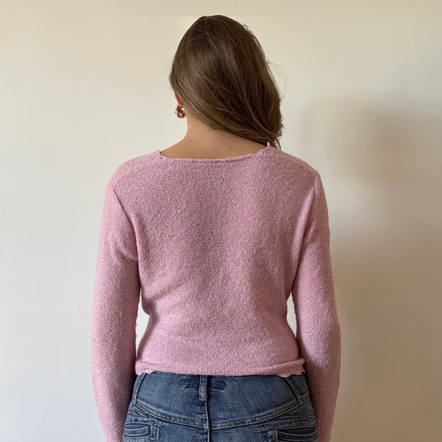 Pink knit top - Size M