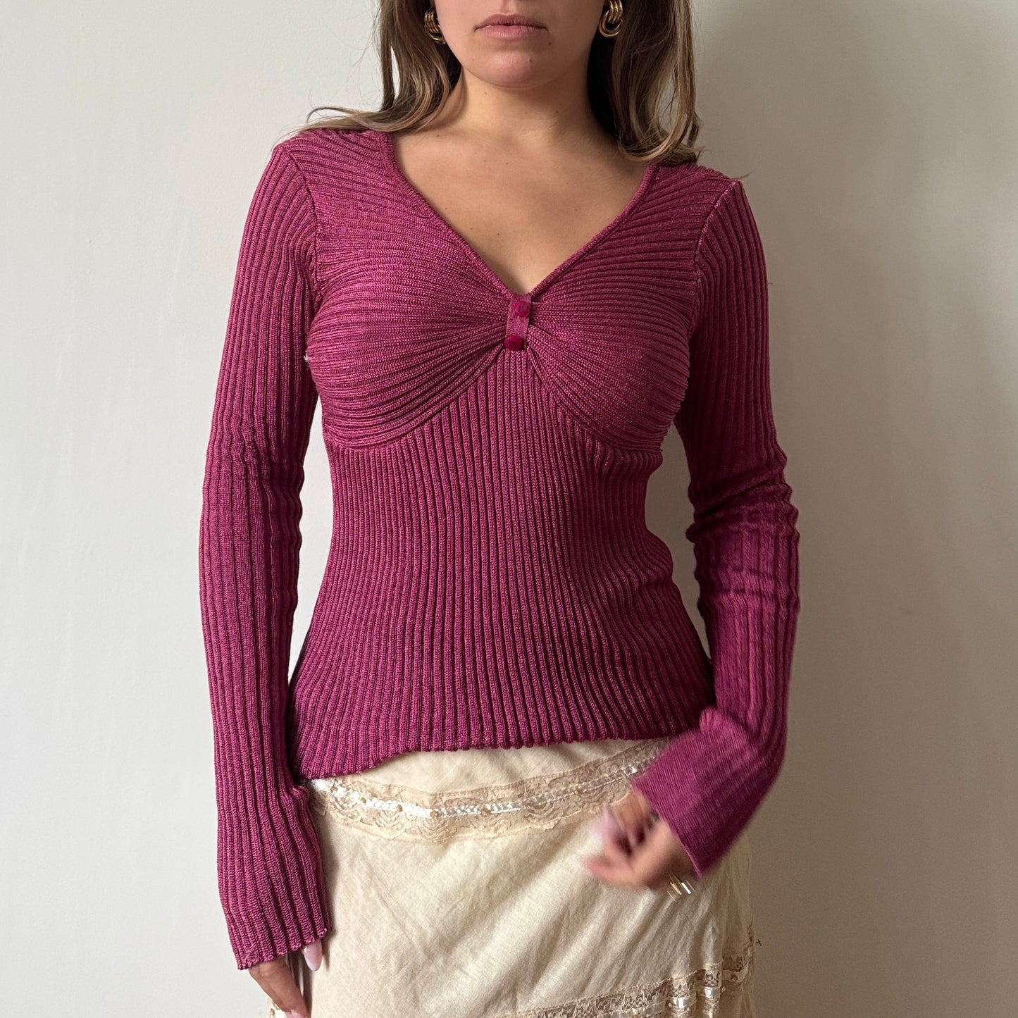 Killah pink knit top - Size S/M