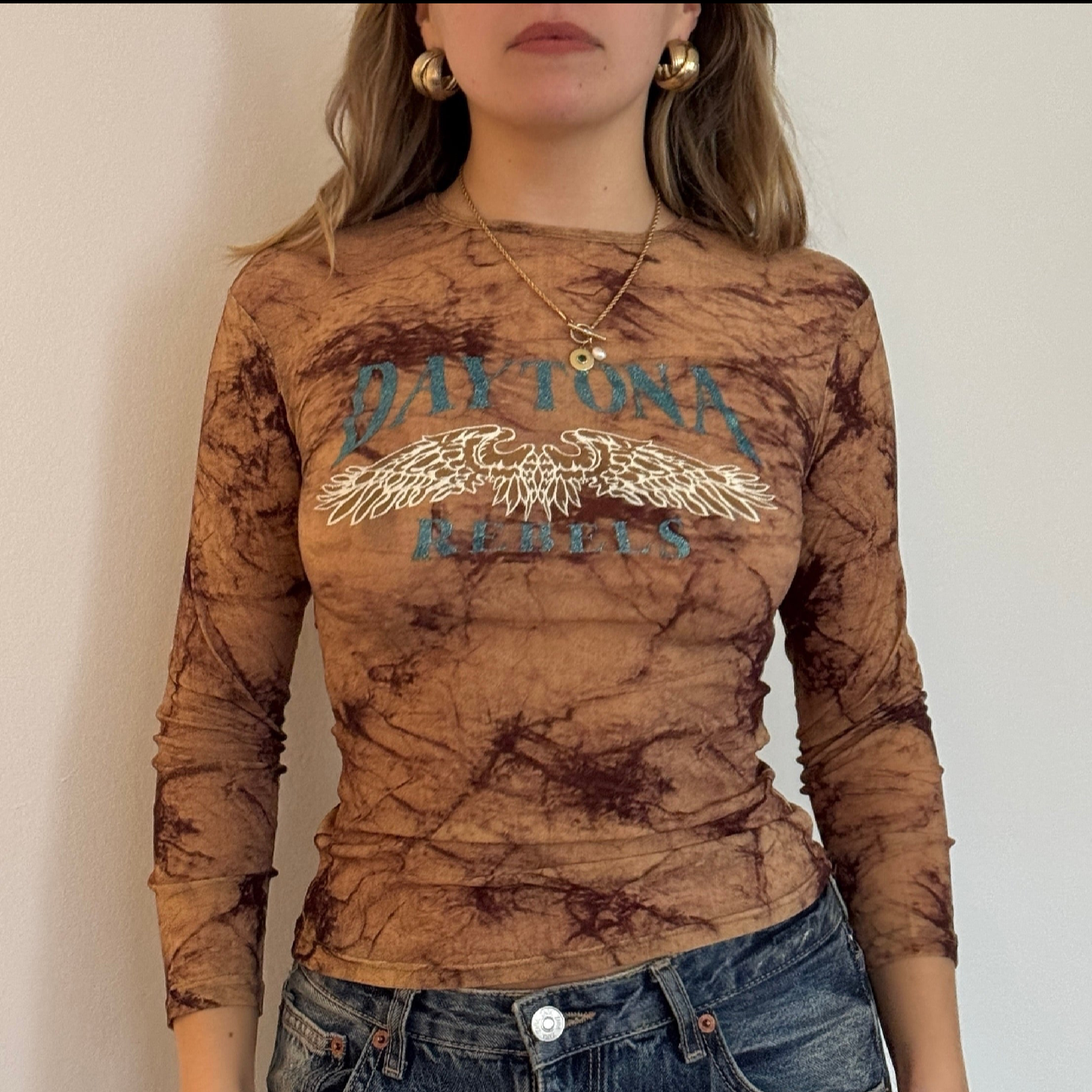 Beige mesh top - Kaiah