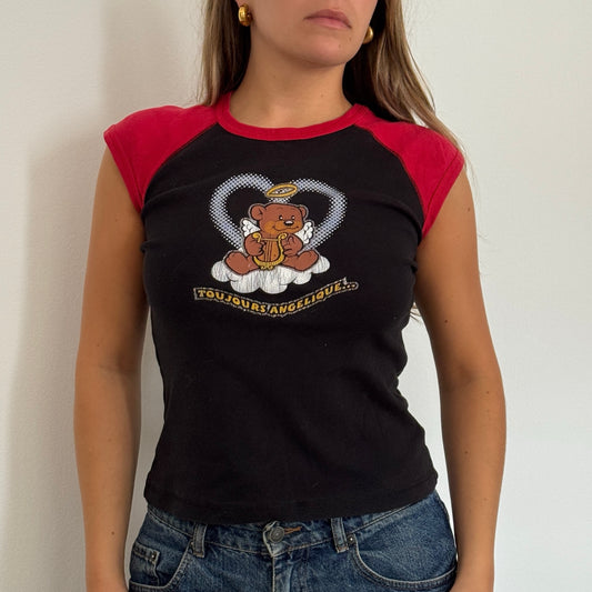 Raglan teddy bear top - Size S