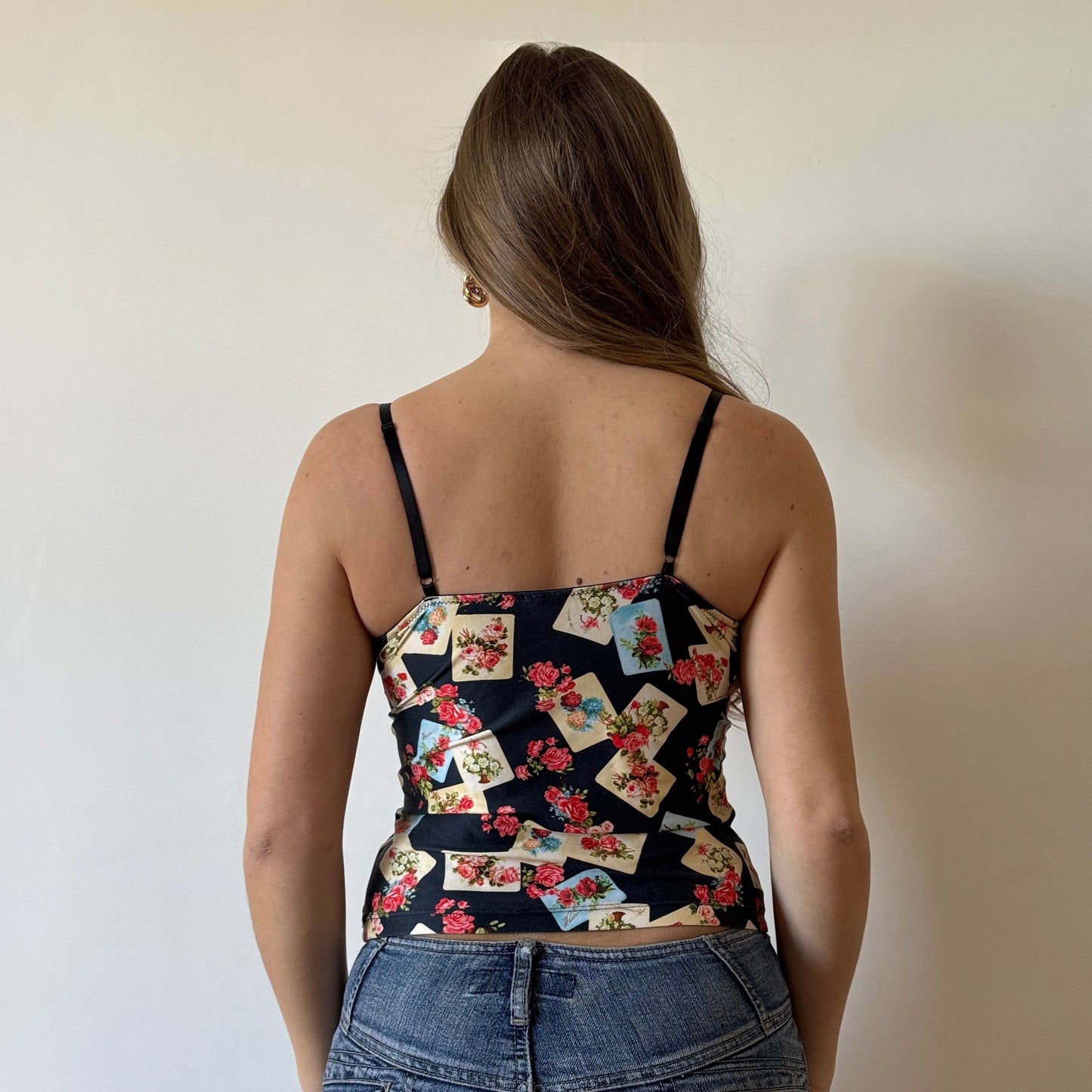 Patchwork style cami - Size S