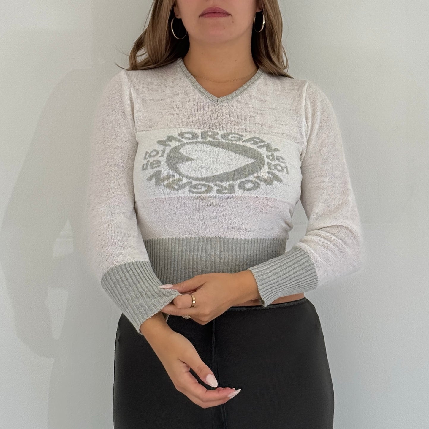 Morgan de Toi knit crop top - Size S