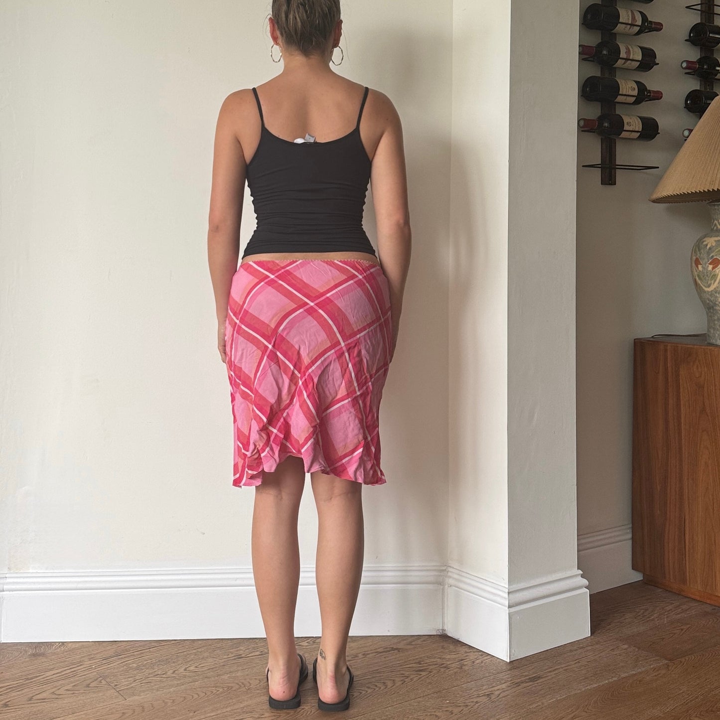 Pink midi skirt - Size S