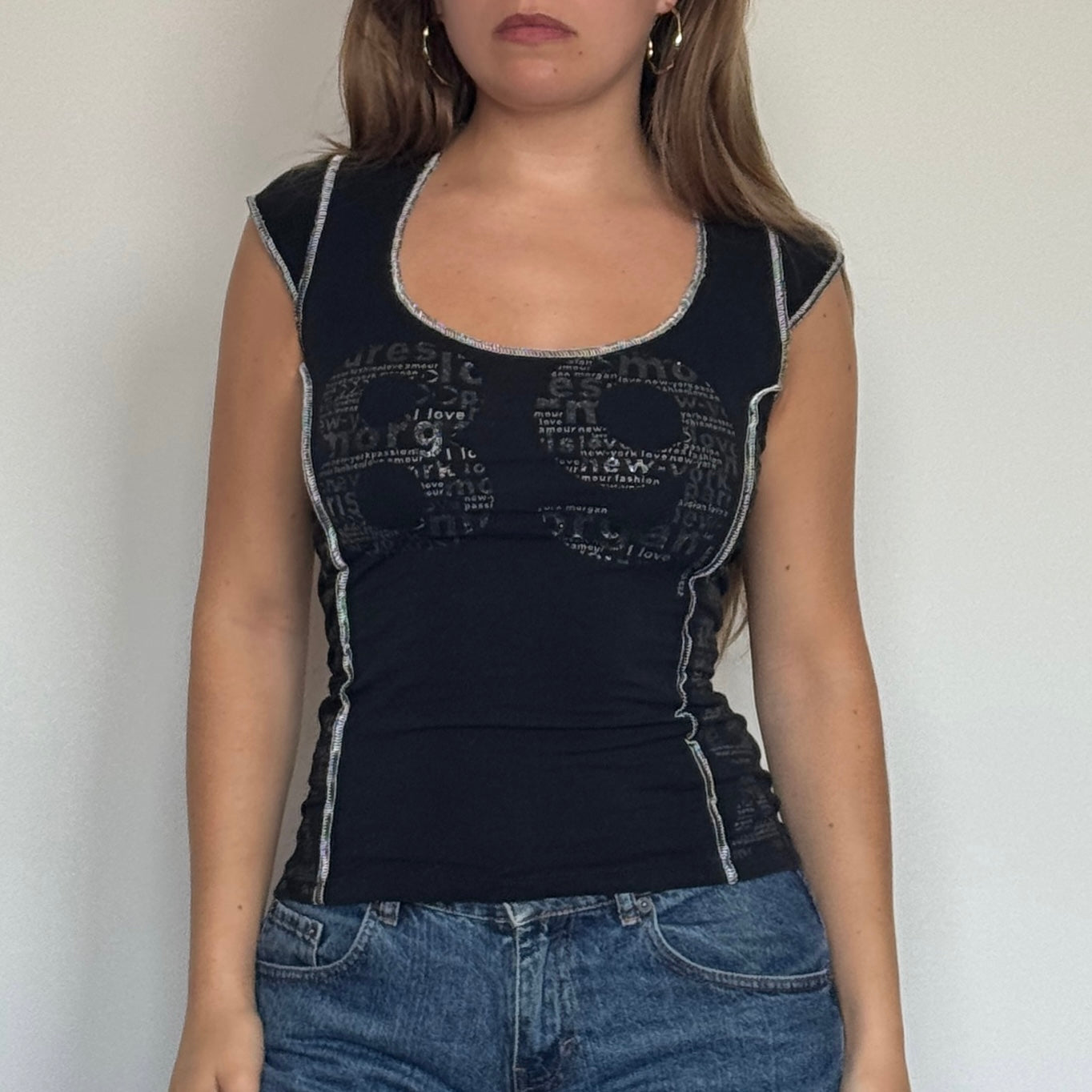 Morgan de Toi black t-shirt - Size S