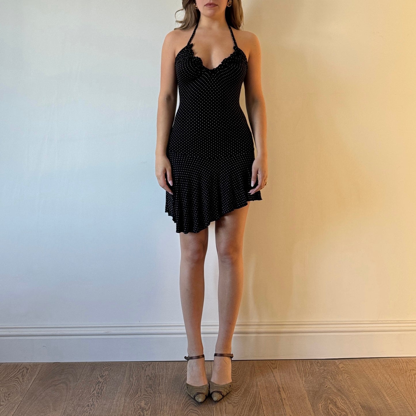 Polka dot mini dress - Size S