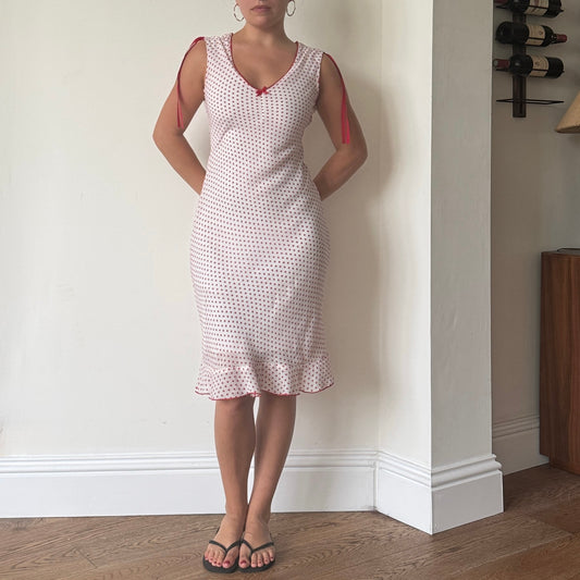 Morgan de Toi polka dot midi dress - Size S