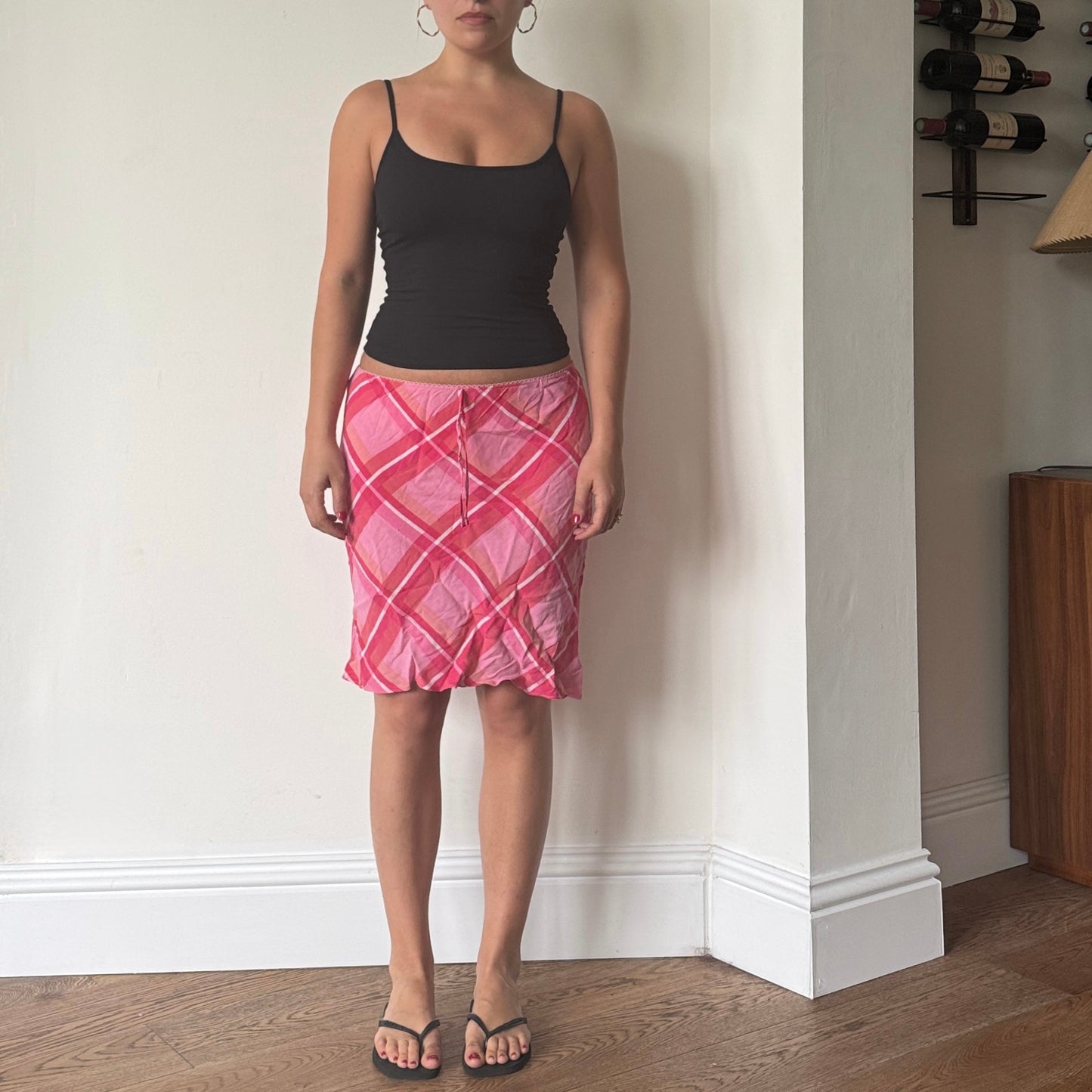 Pink midi skirt - Size S