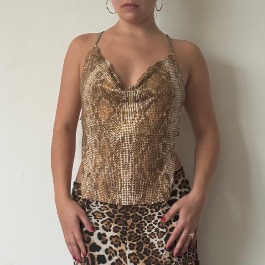 Morgan de Toi chainmail top - One Size