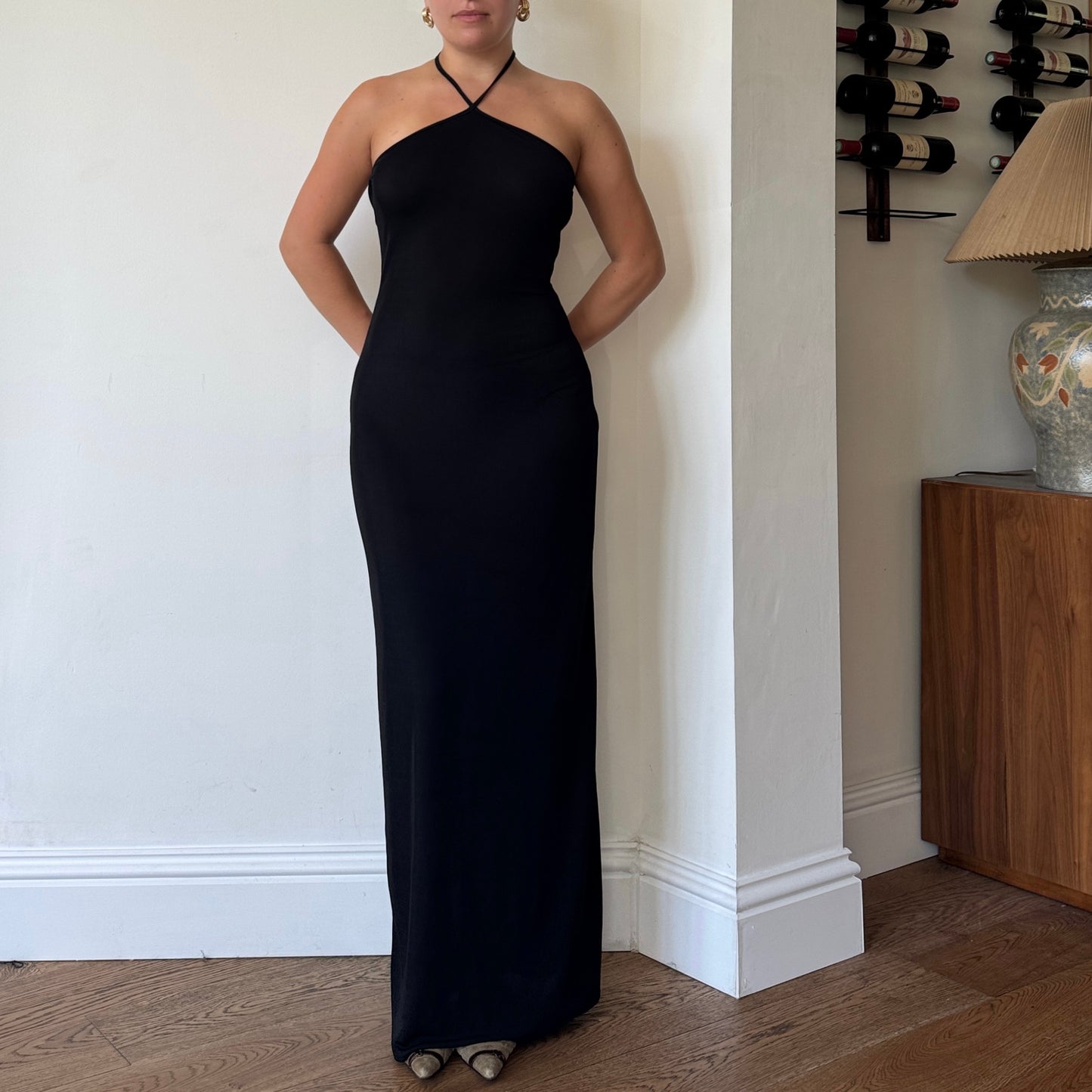 Black maxi dress - Size S/M