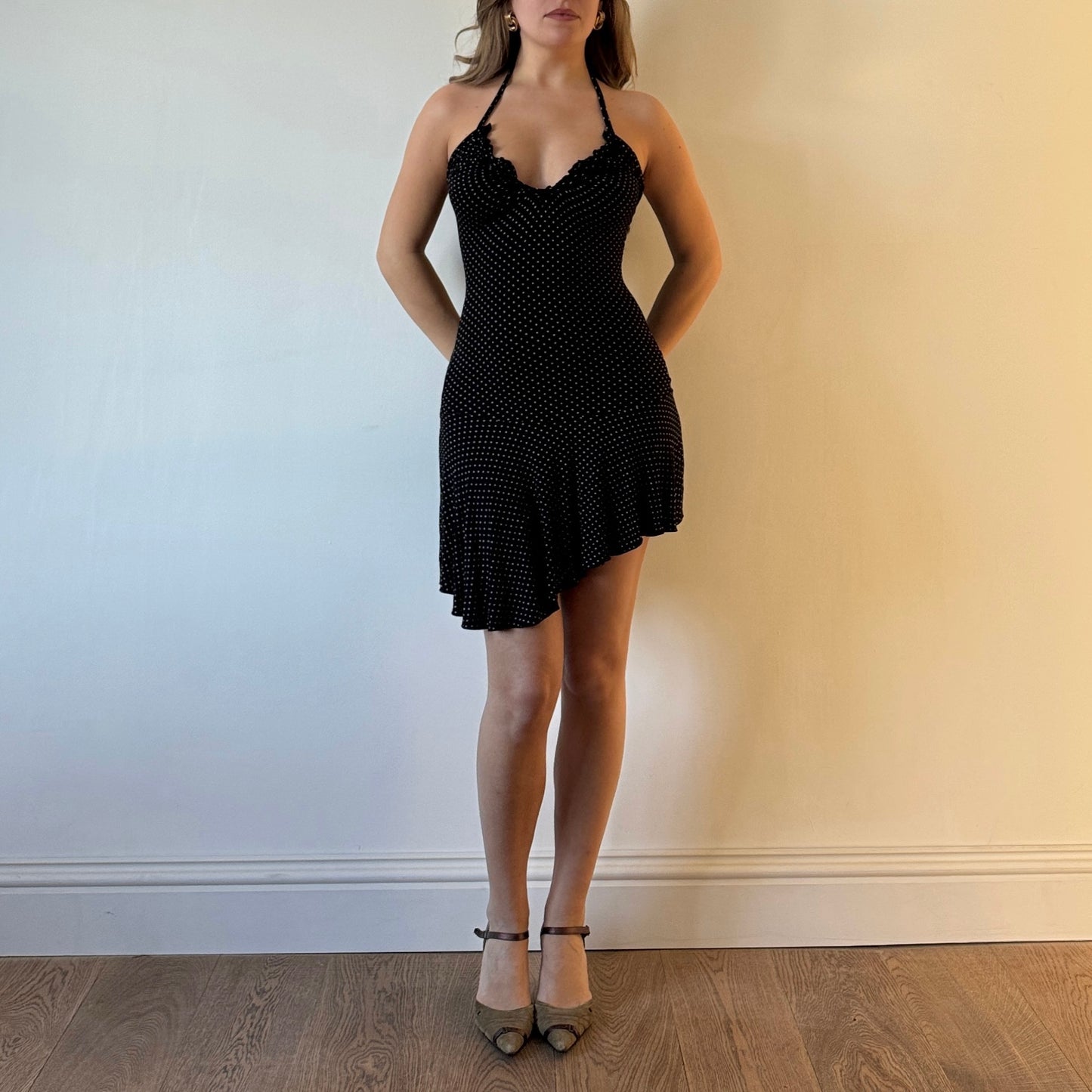Polka dot mini dress - Size S