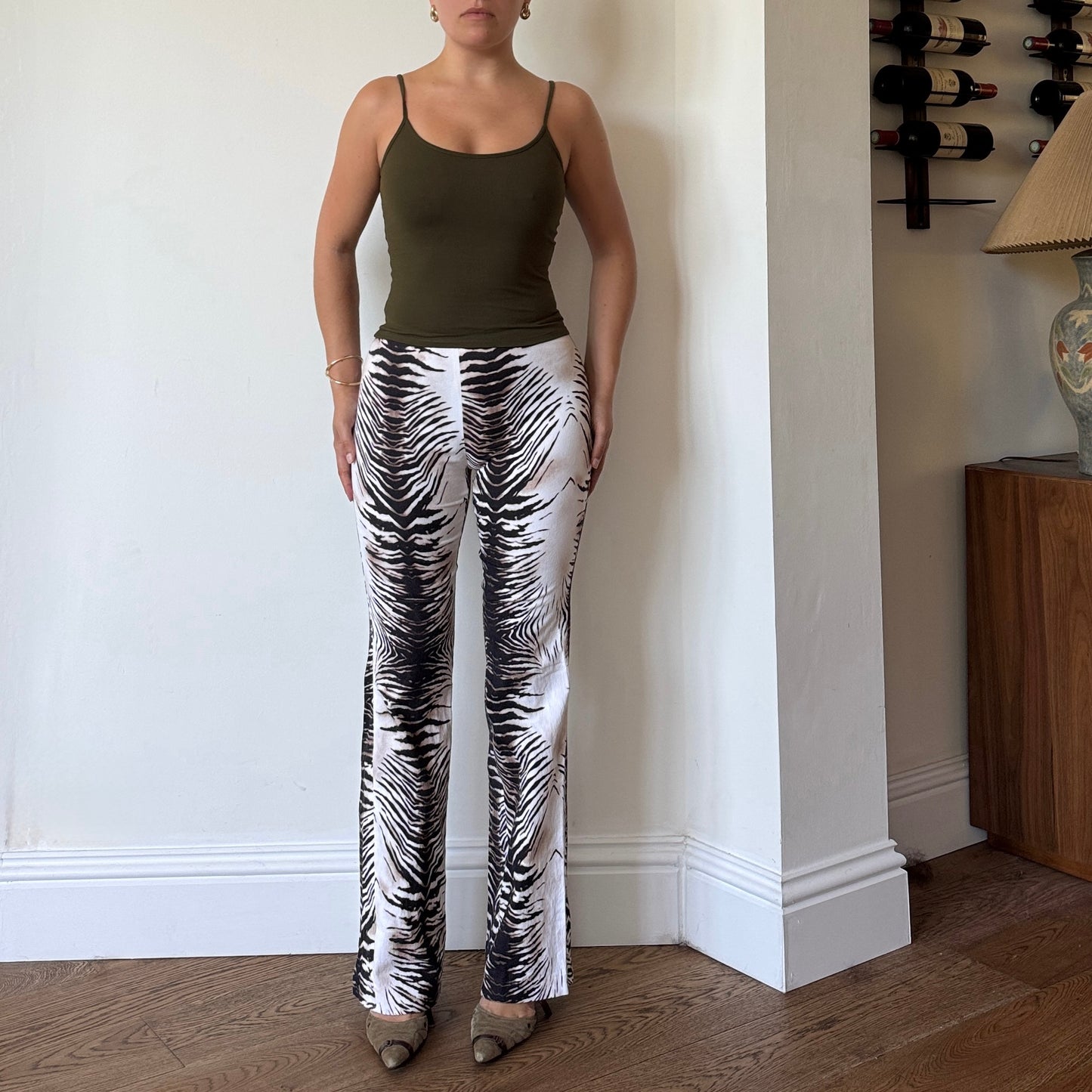 Zebra print trousers - Size XS/S