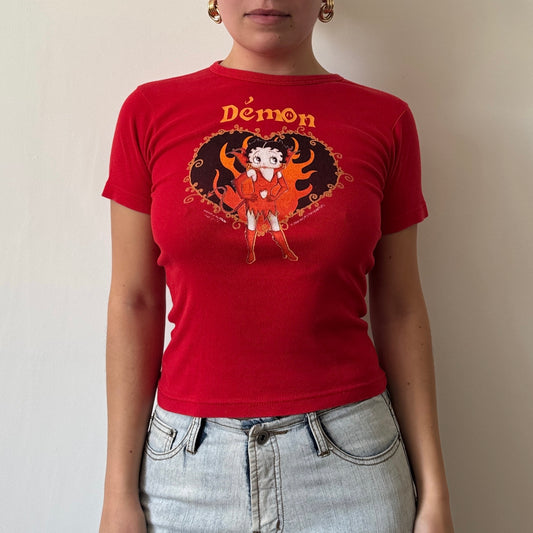 Red Devil tee - Size S