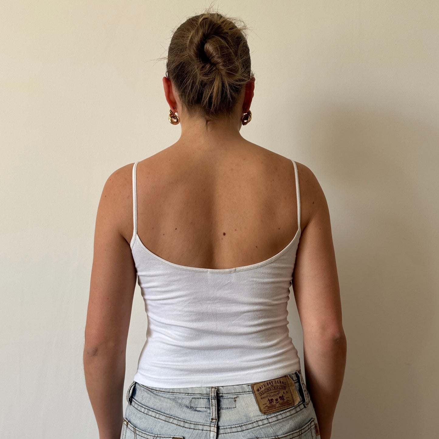 White swish vest - Size S