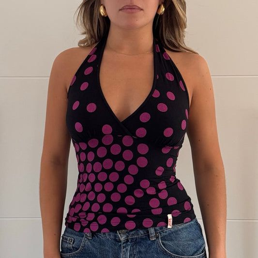Miss Sixty polka dot top - Size S/M