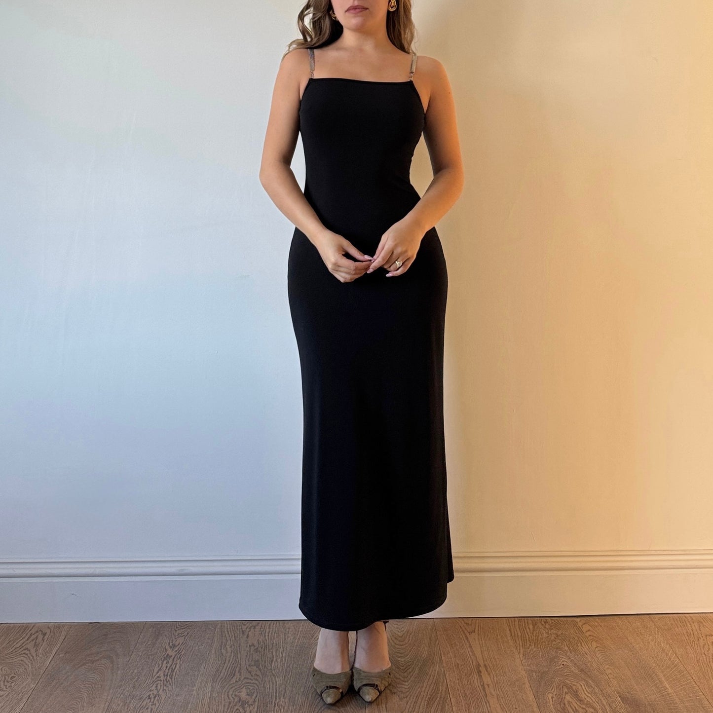 Black maxi dress - Size S