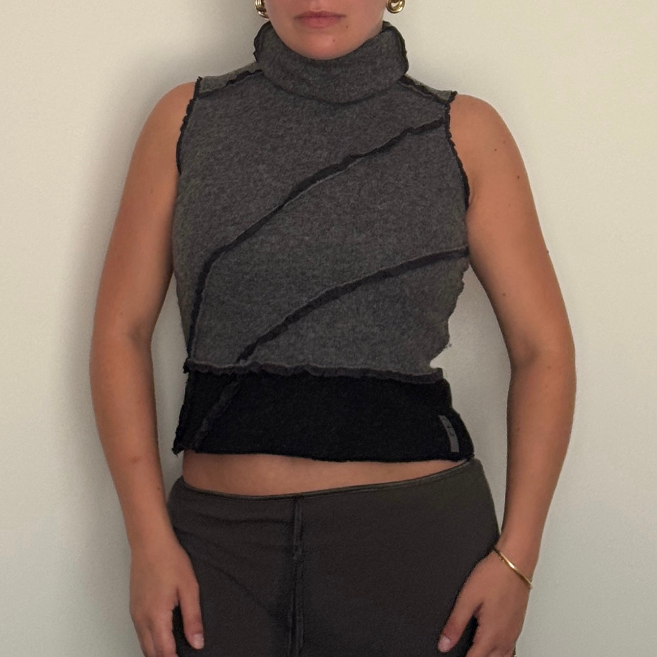 Grey knit top - Size XS/S