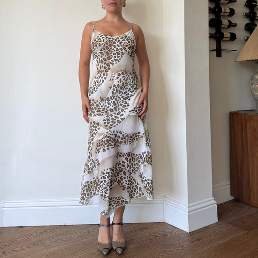 Leopard print maxi dress - Size M