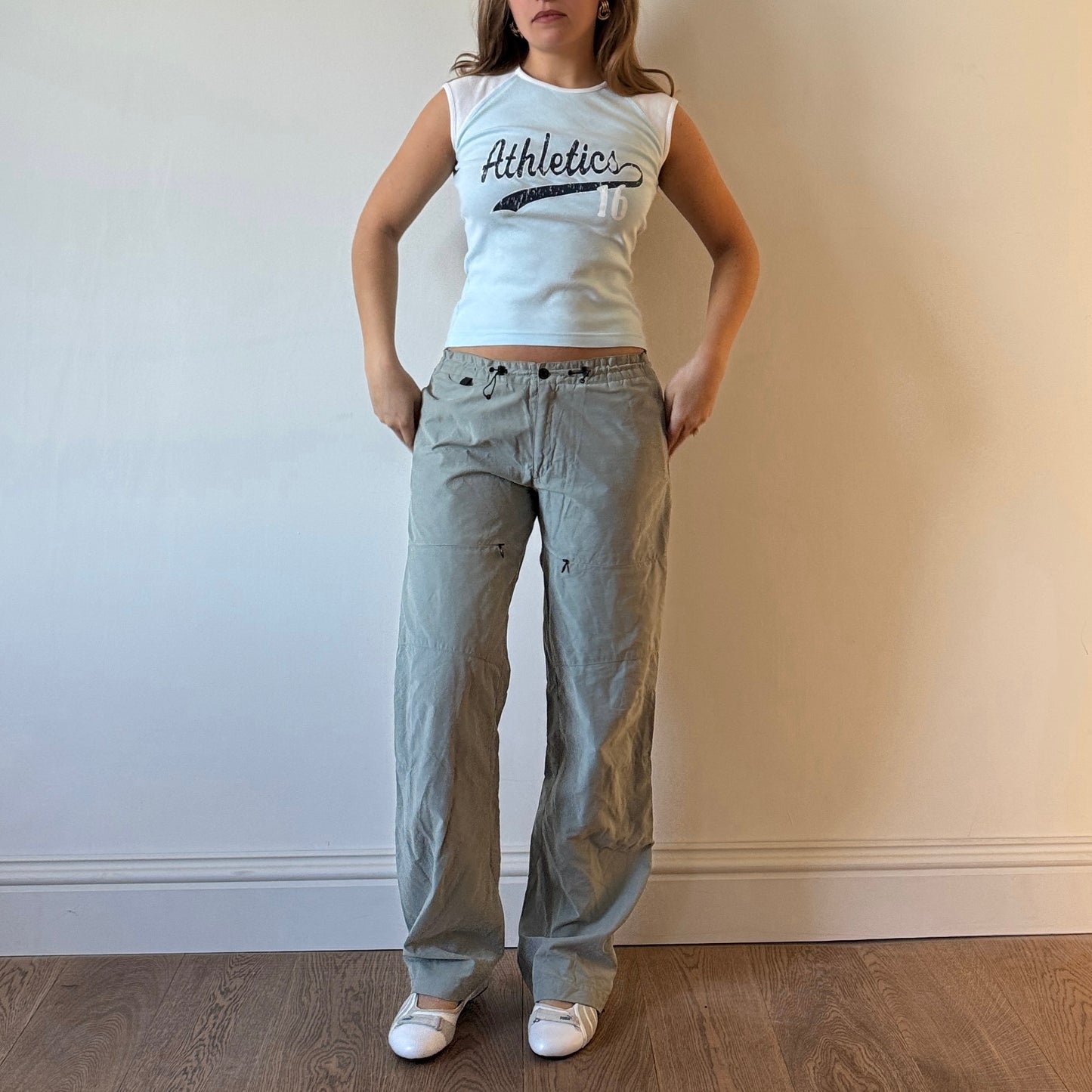 Grey cargos - W