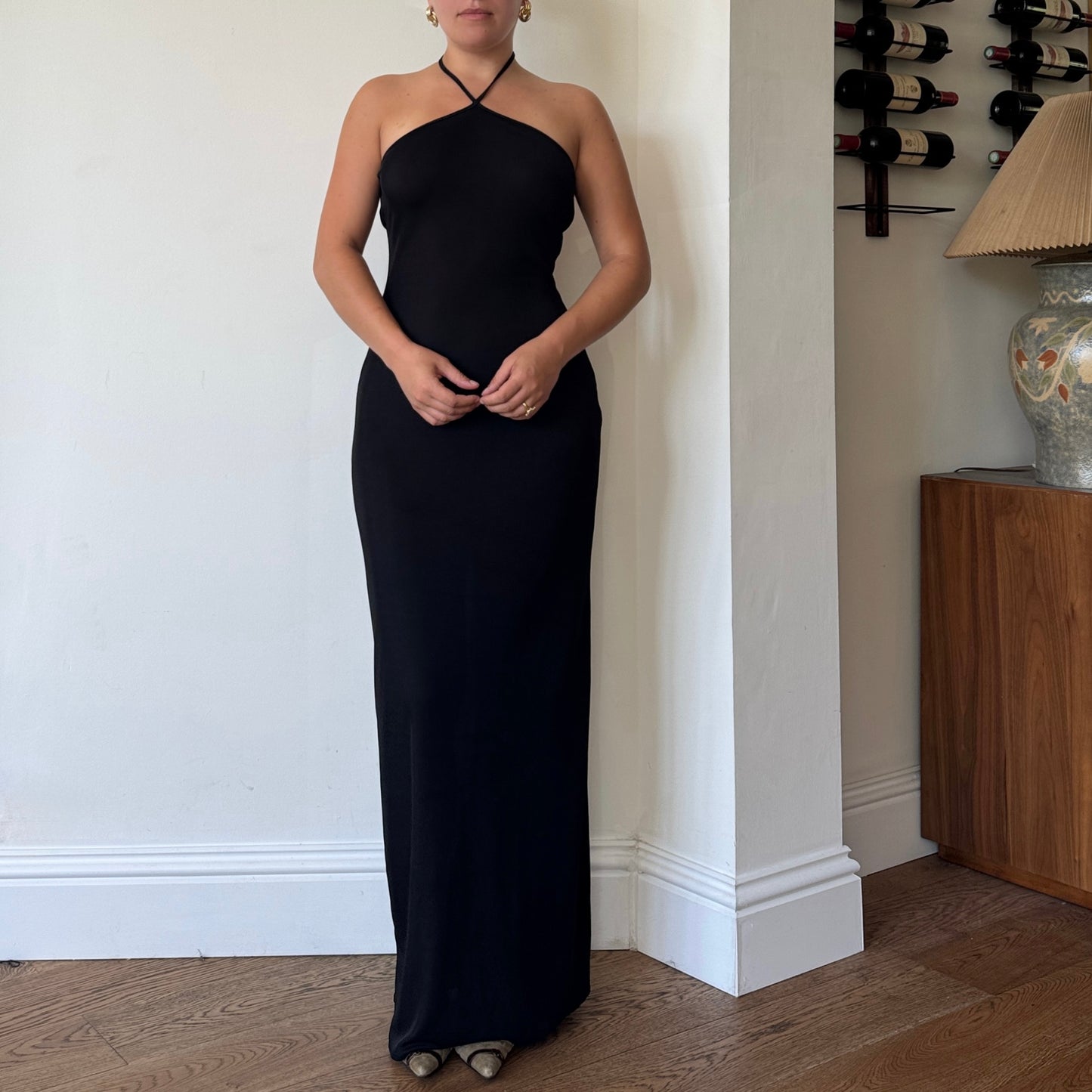Black maxi dress - Size S/M