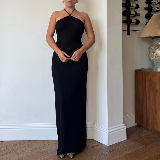 Black maxi dress - Size S/M