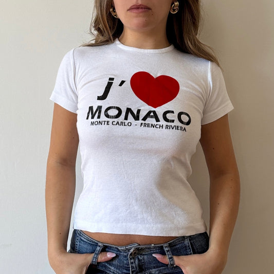 White slogan tee - Size S