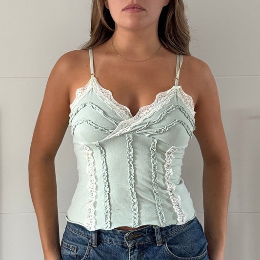 Turquoise cami - Size S