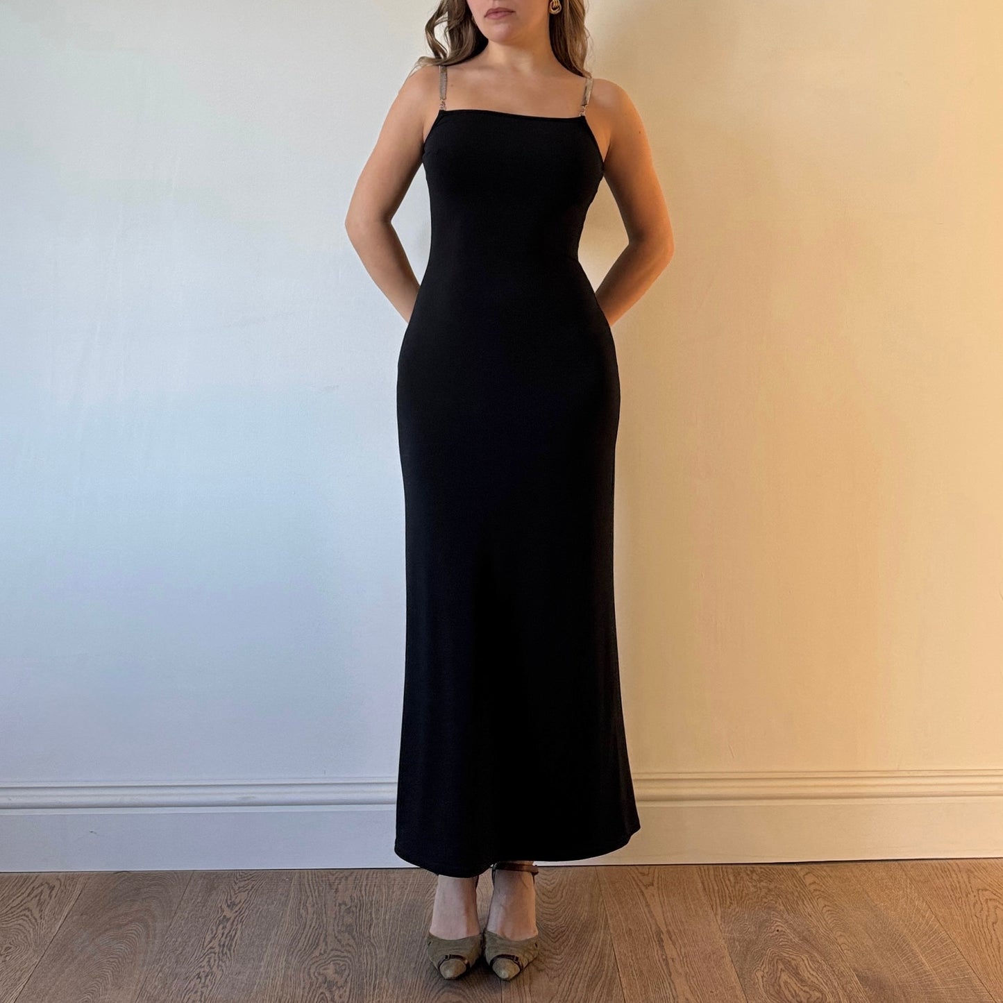 Black maxi dress - Size S