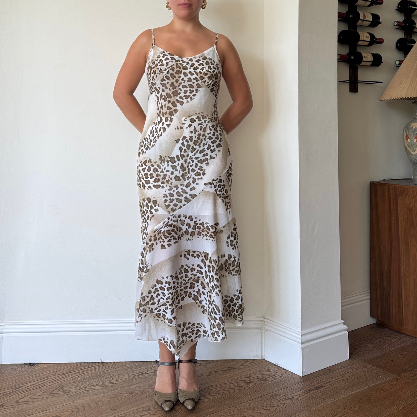 Leopard print maxi dress - Size M