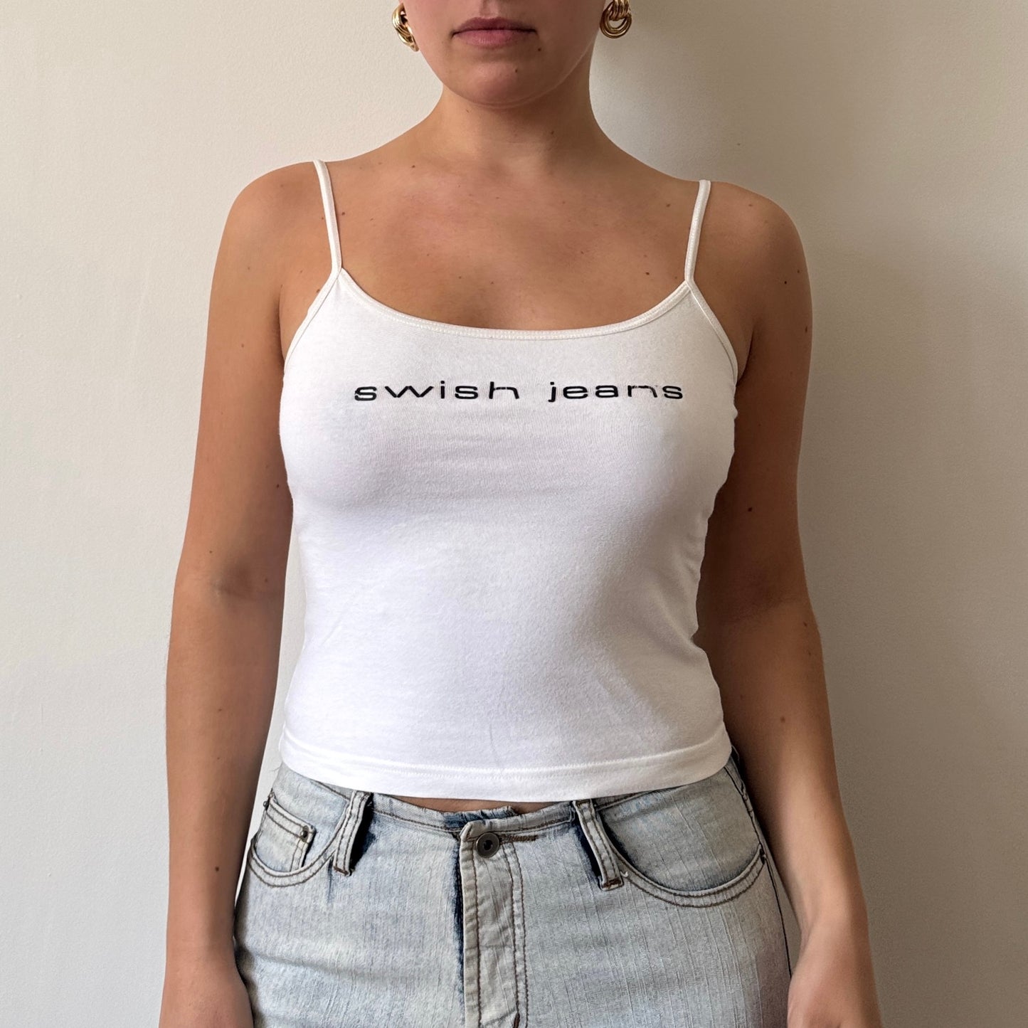 White swish vest - Size S