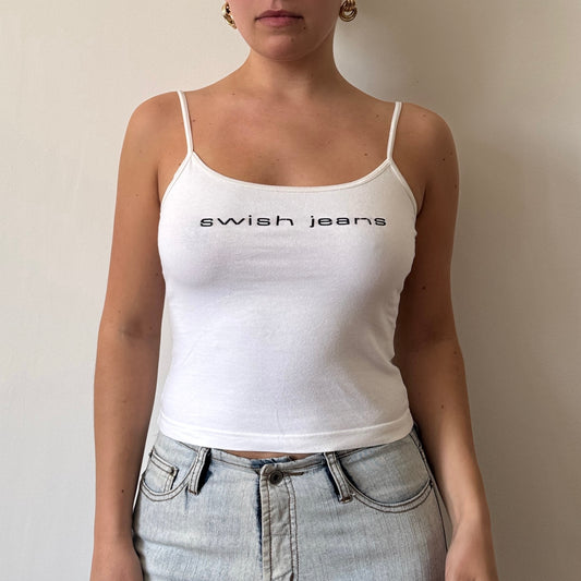 White swish vest - Size S