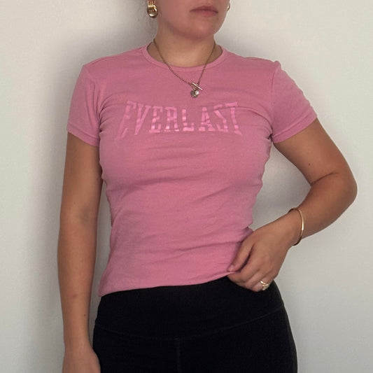 Pink Everlast tee - Size S
