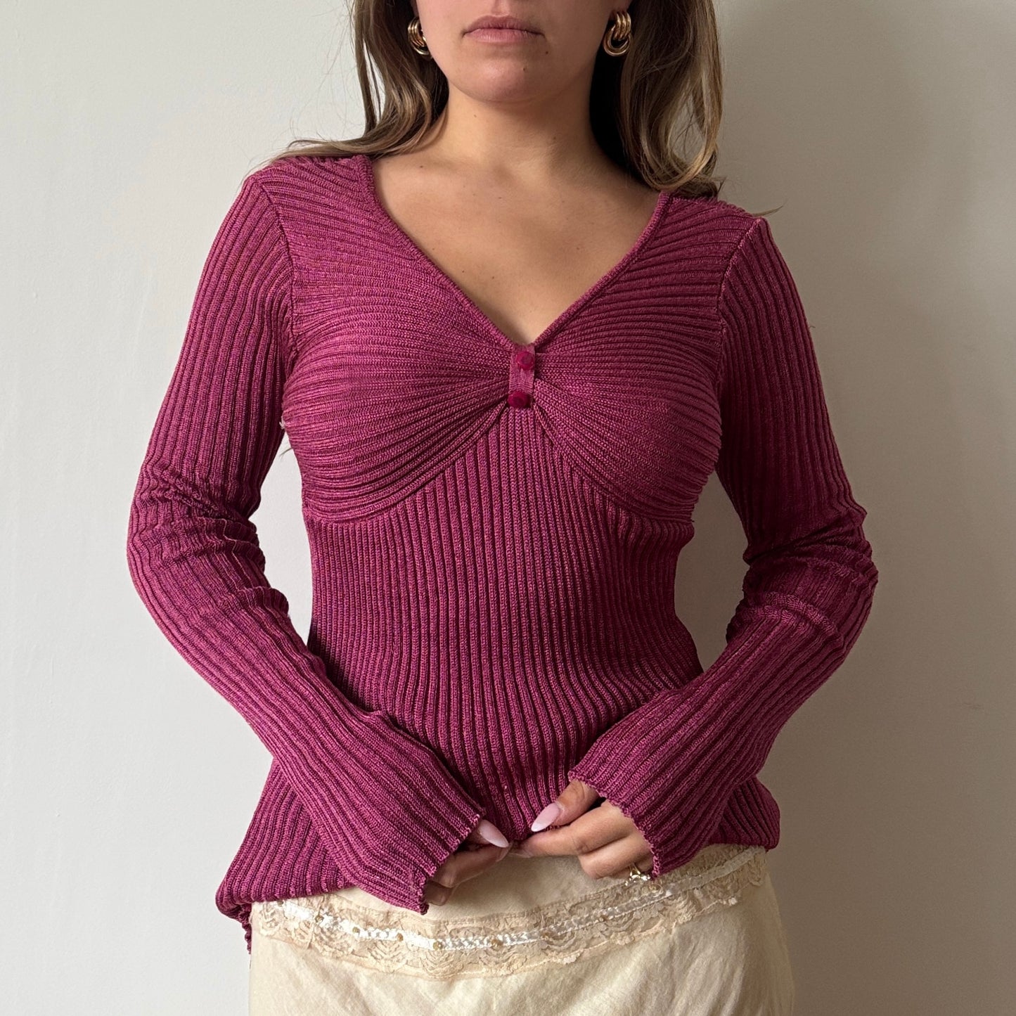 Killah pink knit top - Size S/M