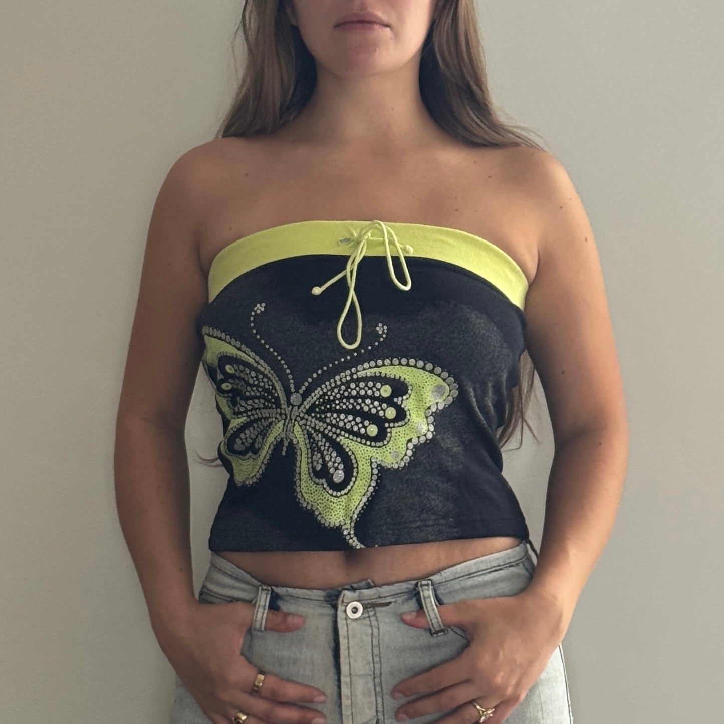 Butterfly bandeau top - Size S