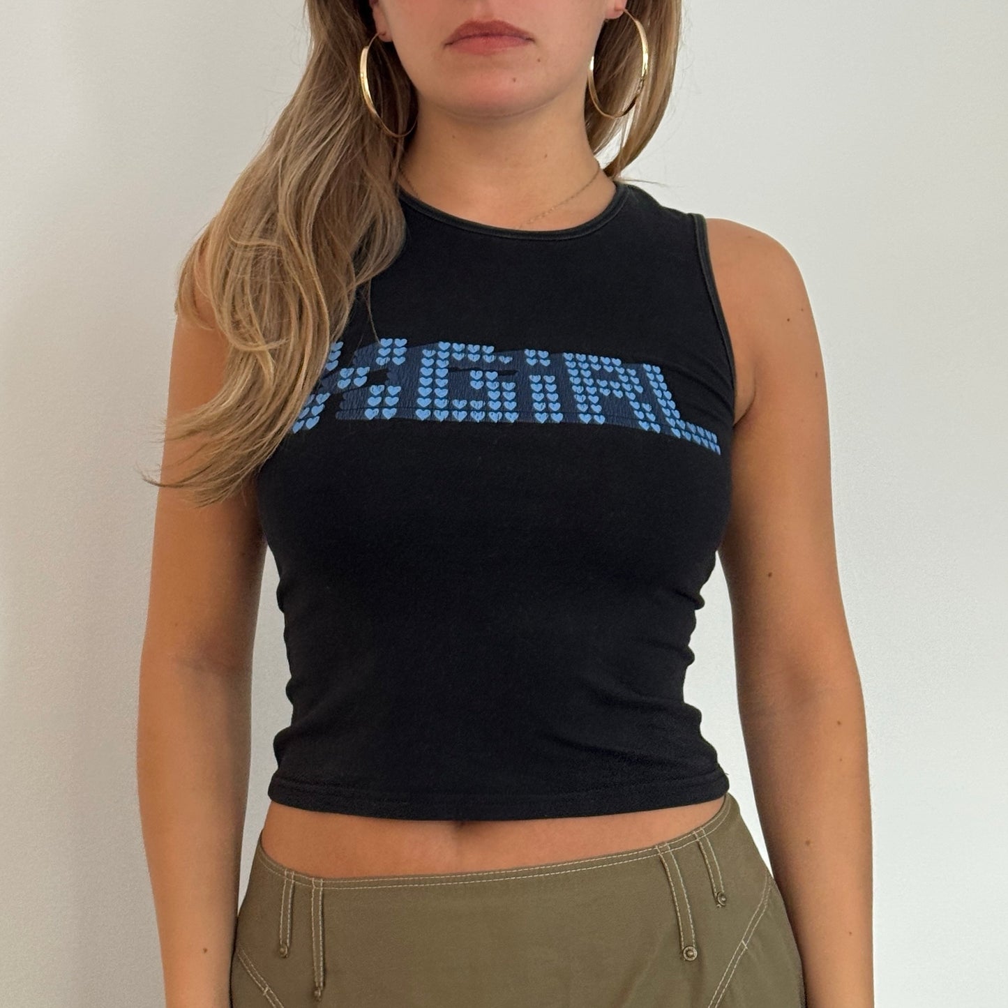 Black Girl tank - Size XS/S