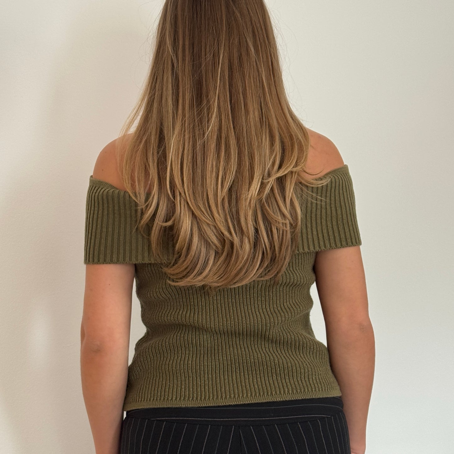 Morgan de Toi green knit top - Size S