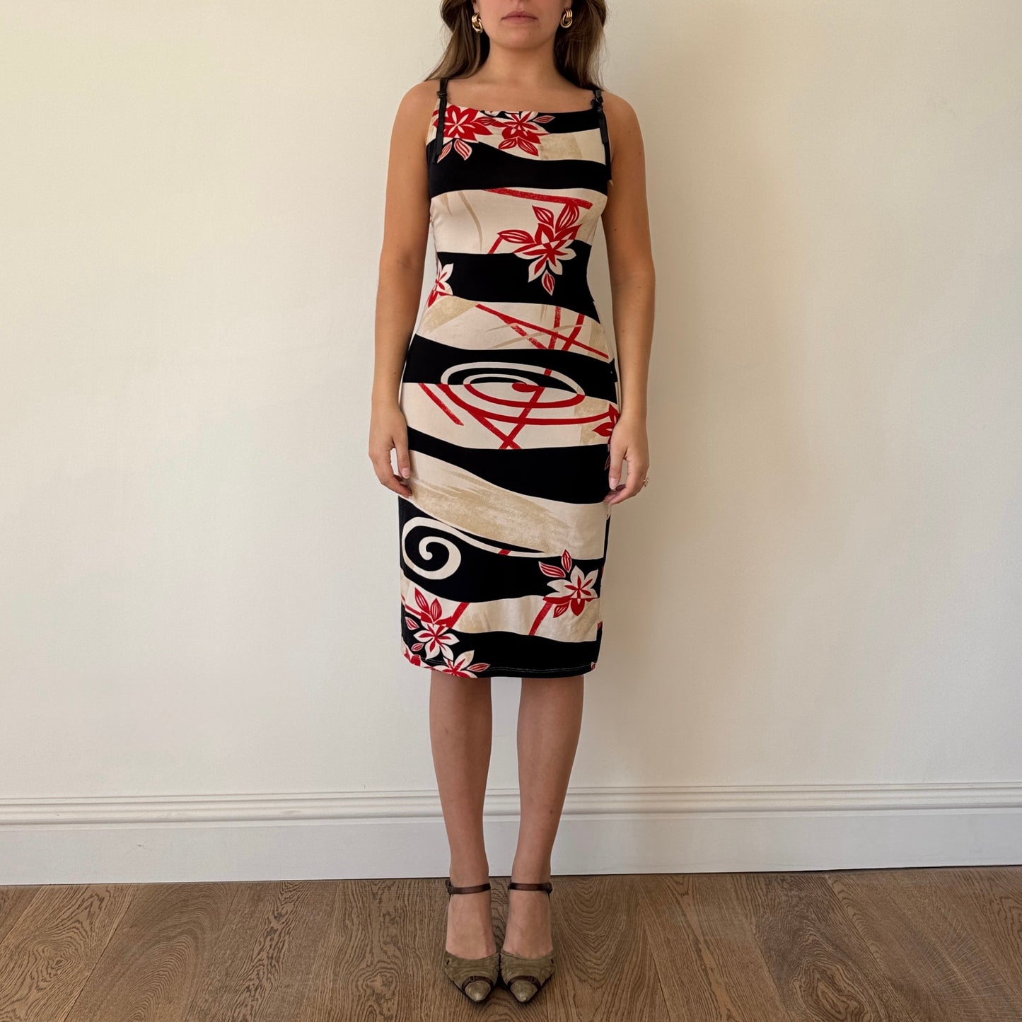 Printed midi dress - Size S/M