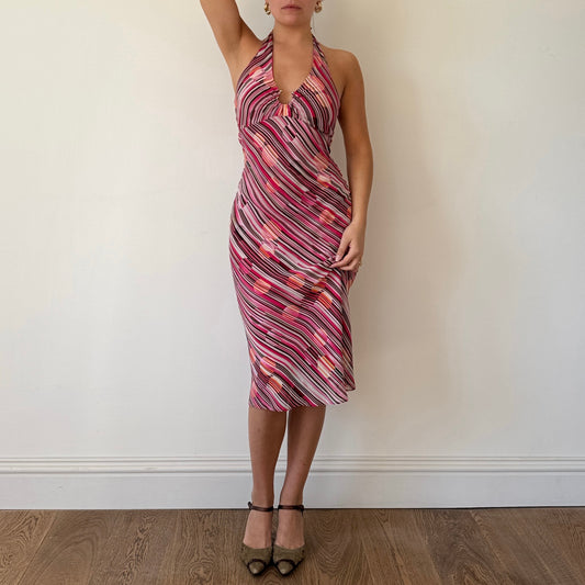 Pink midi dress - Size S