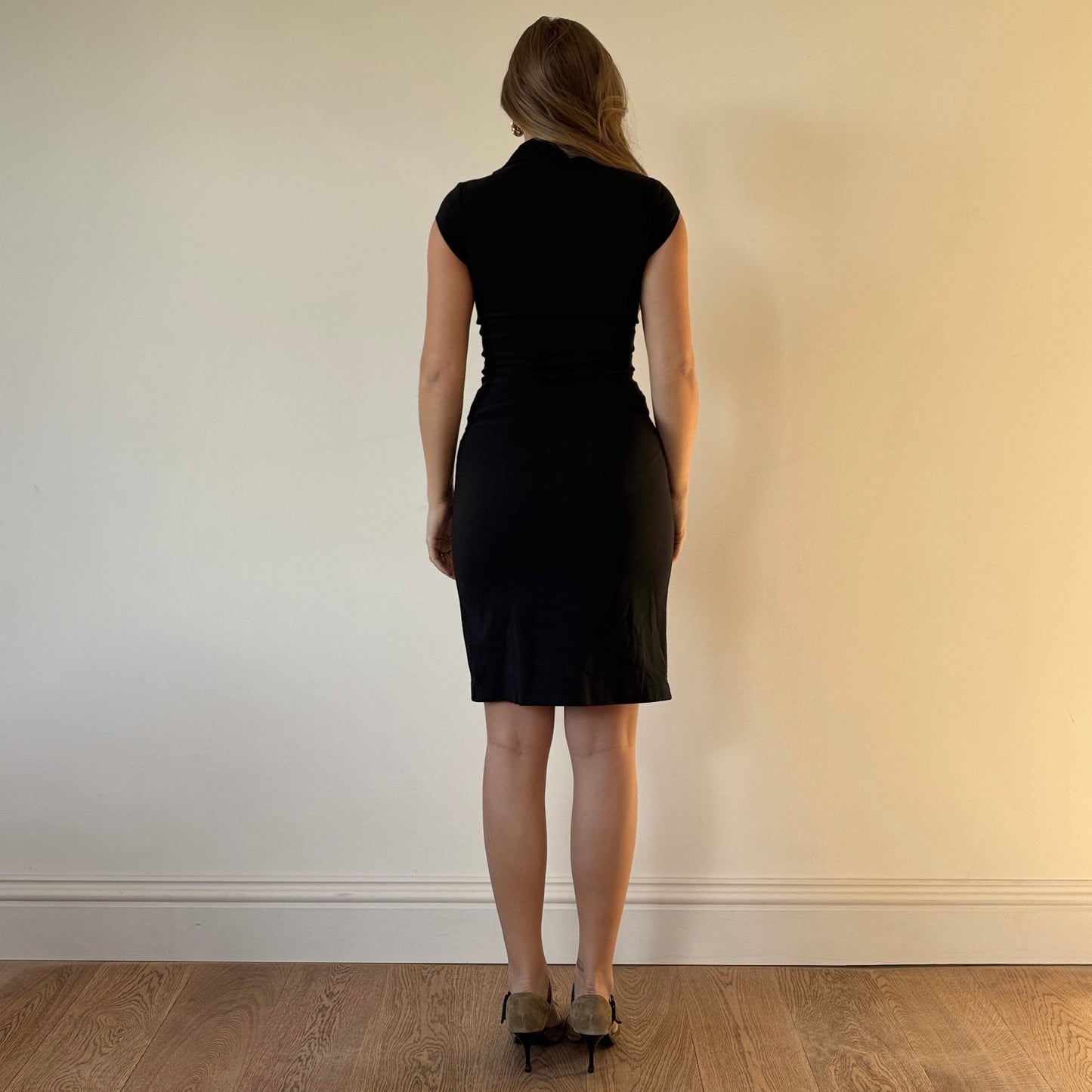 Hook and eye midi dress - Size S