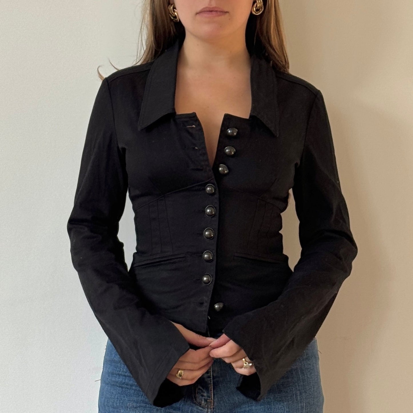 Black corset jacket - Size S