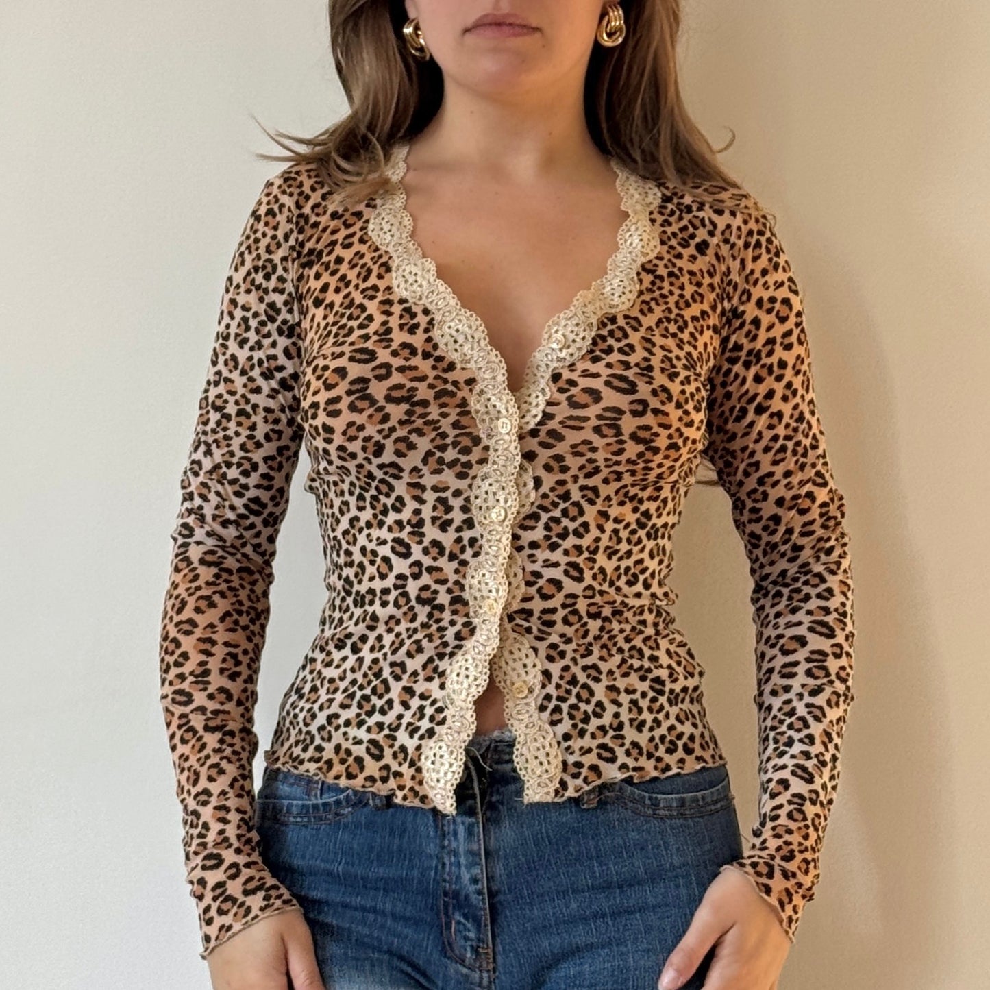 Morgan de Toi leopard cardigan - Size S