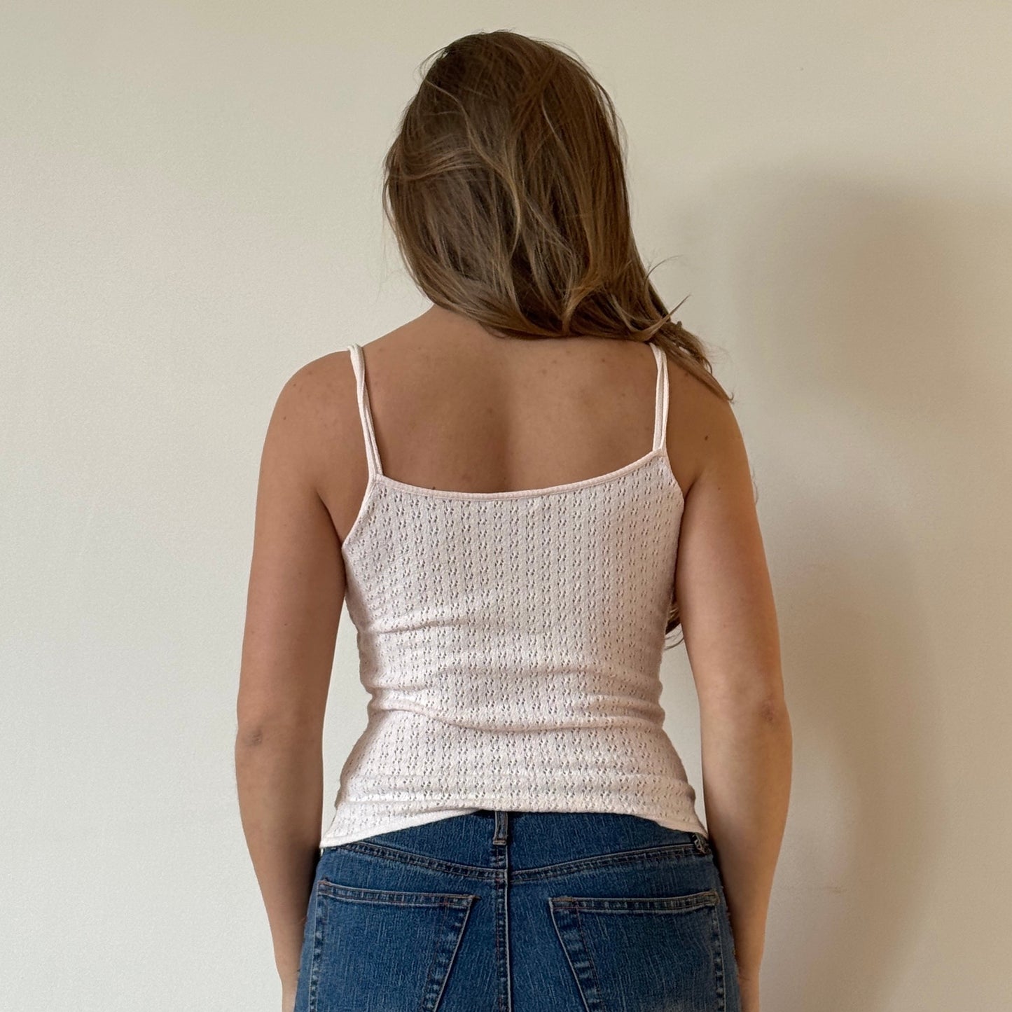 Pink knit cami - Size S