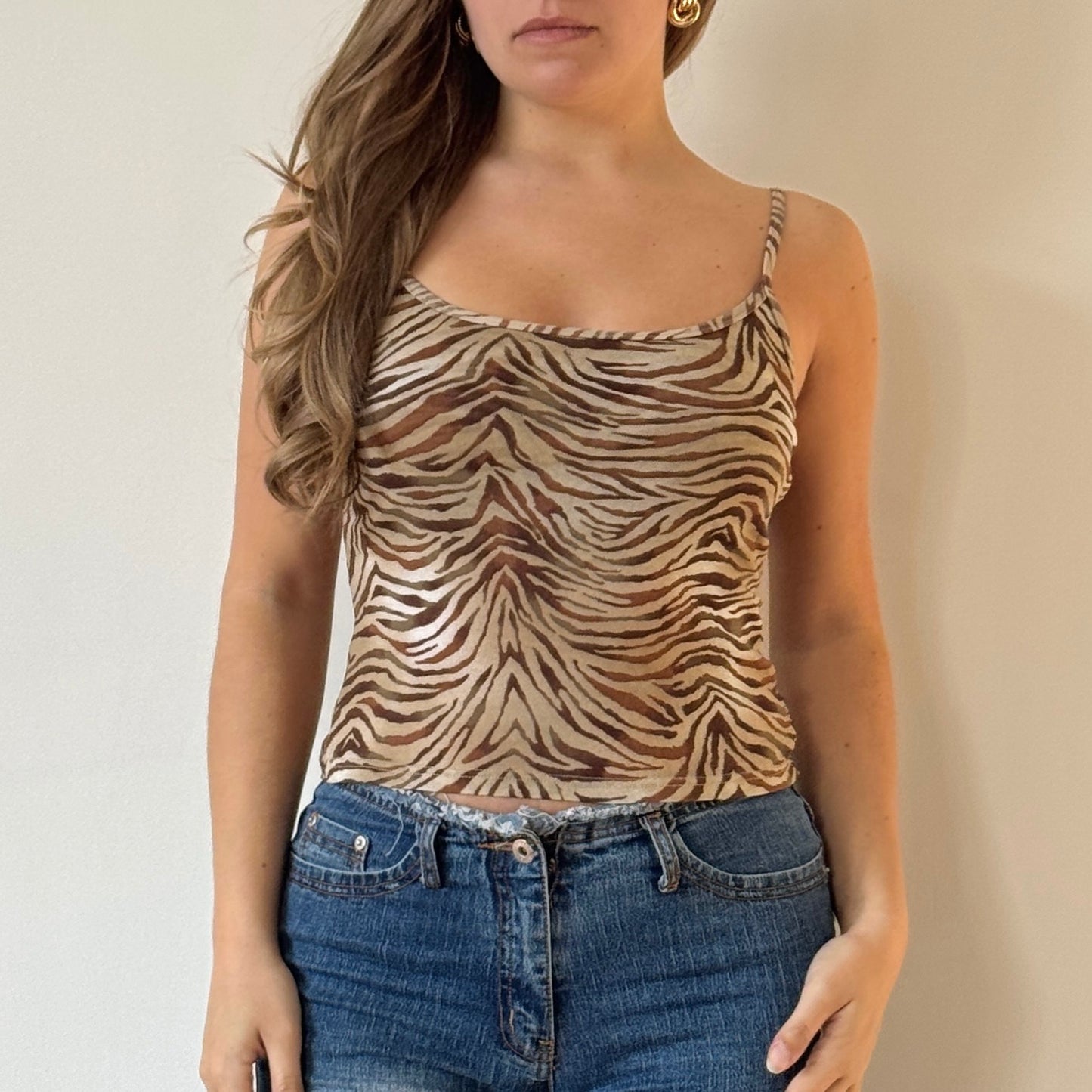 Zebra print cami - Size S