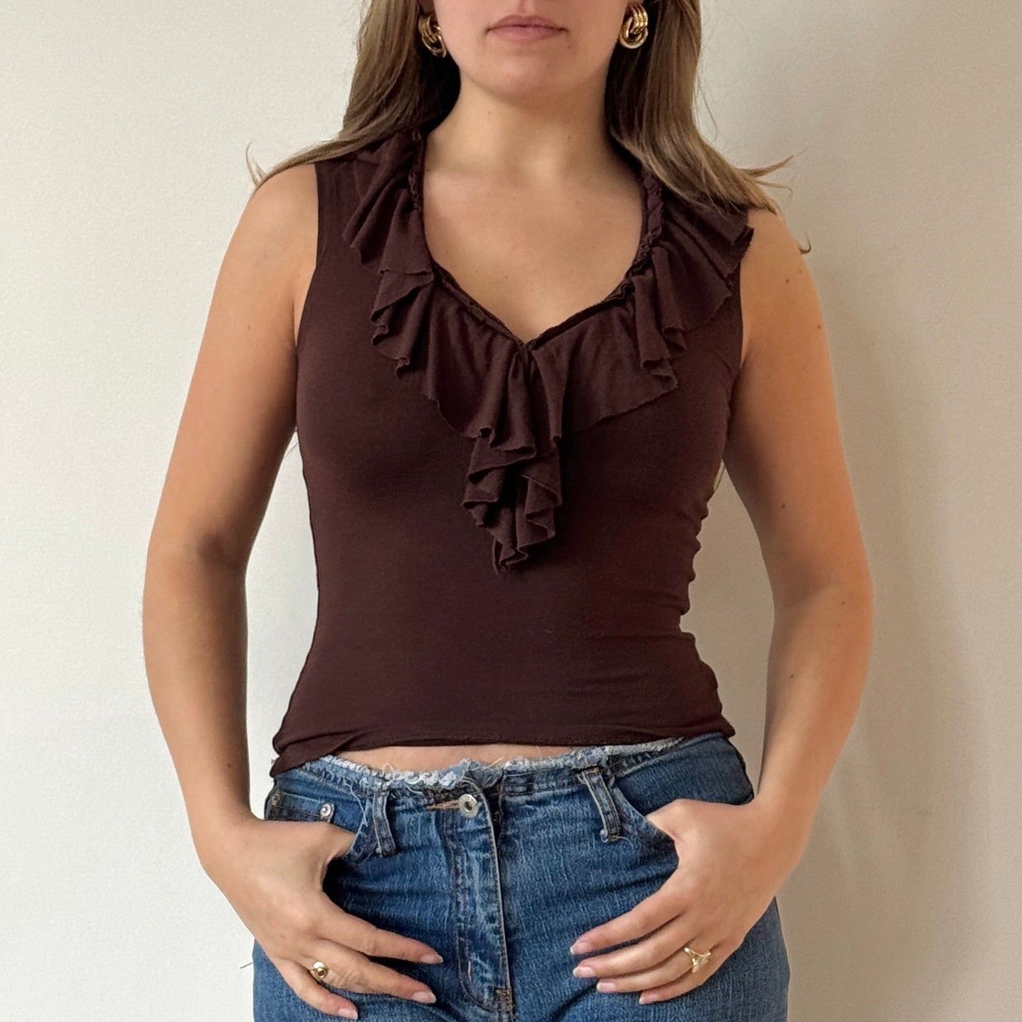 Brown Morgan de Toi cami - Size S