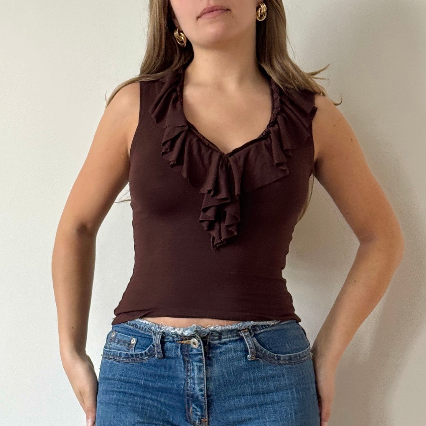 Brown Morgan de Toi cami - Size S