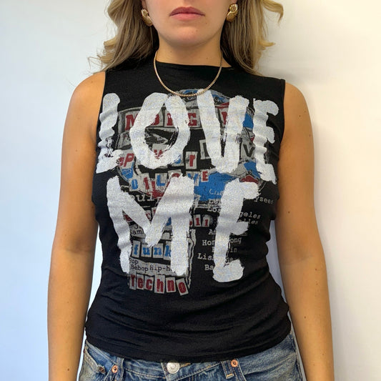 Morgan de Toi 'Love me' vest - Size S