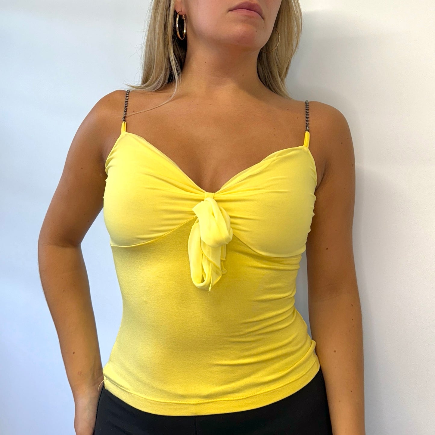 Yellow Morgan de Toi vest top - Size XS