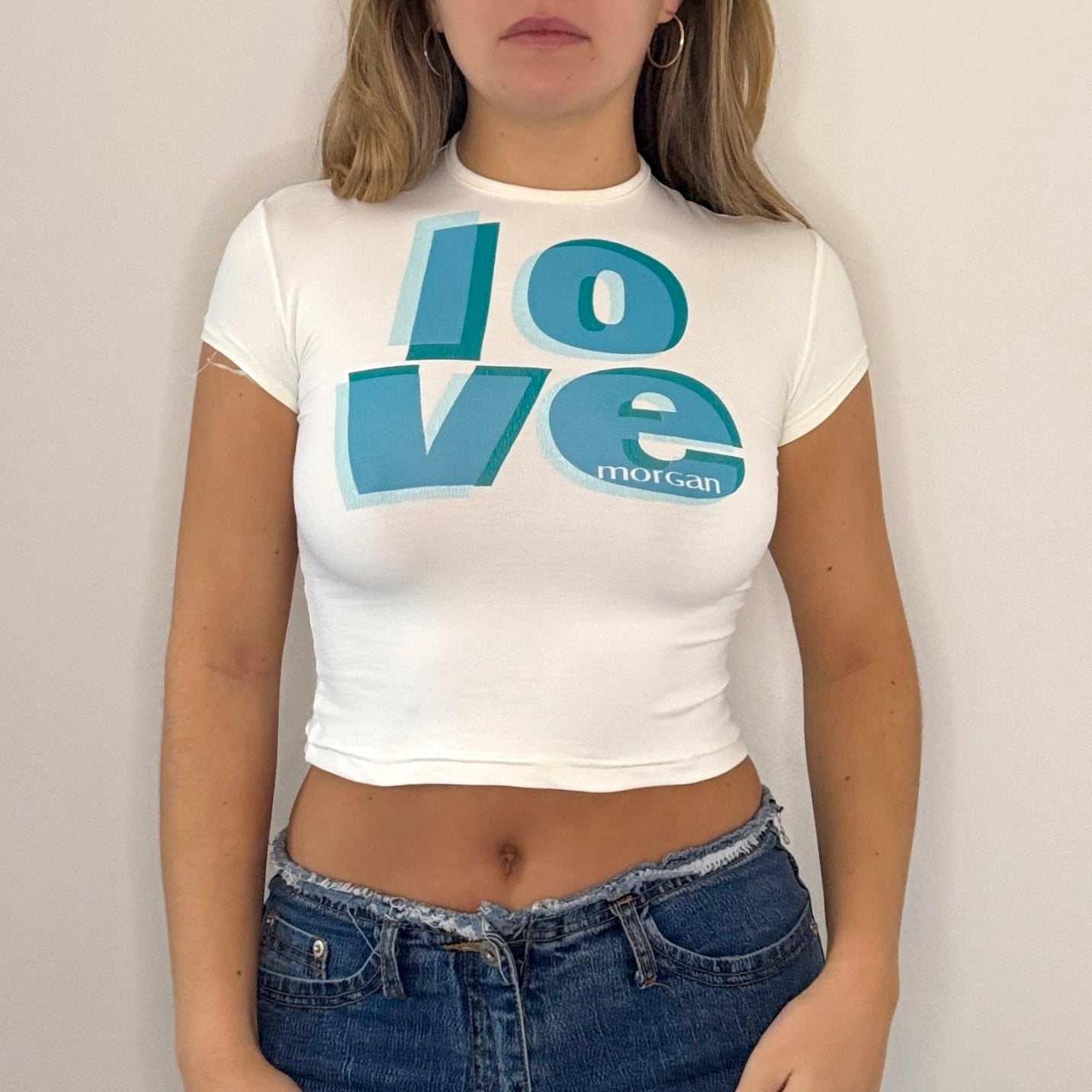 Morgan de Toi 'love' crop top - Size XS